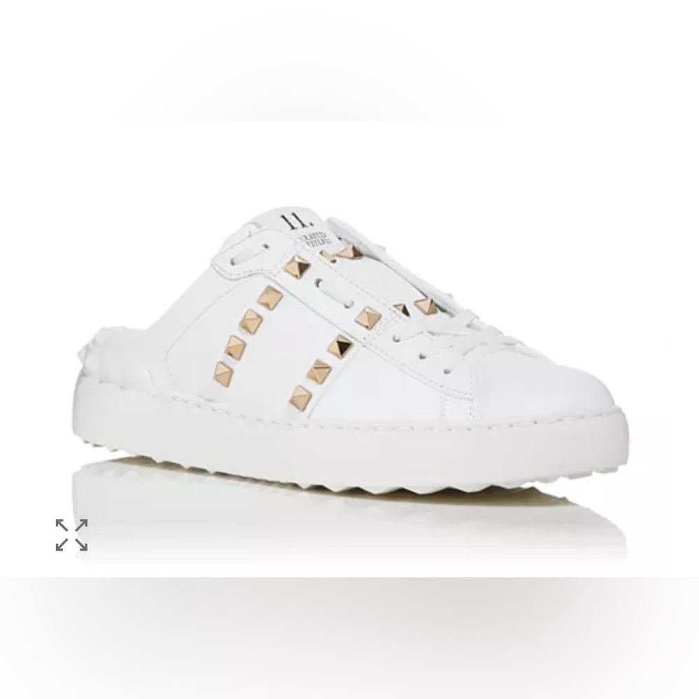 Valentino Garavani Rockstud Untitled Slide Sneakers sz 37